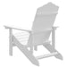 White Garden Adirondack Chair - Little and Giant Explorers vidaXL