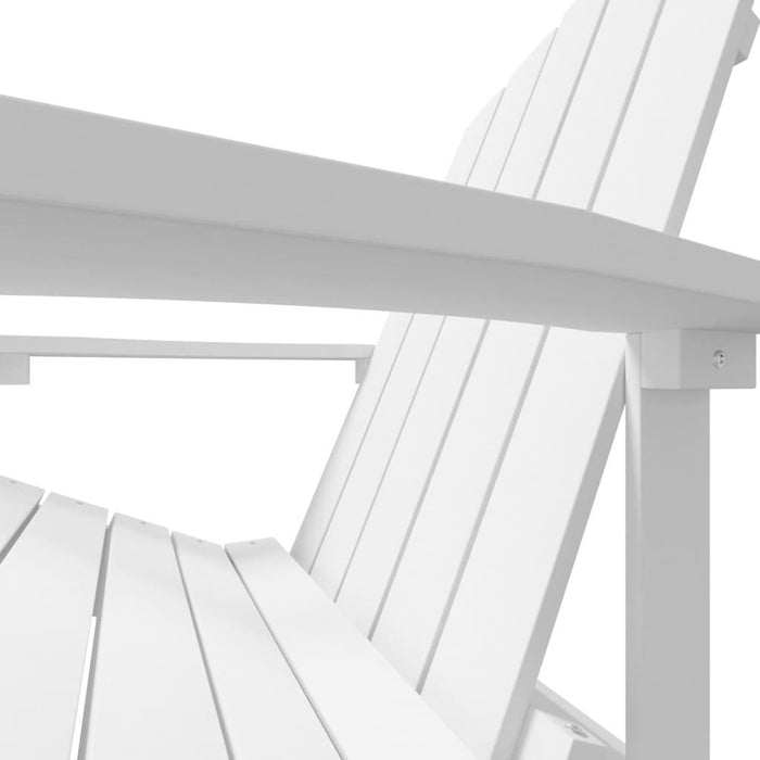 White Garden Adirondack Chair - Little and Giant Explorers vidaXL