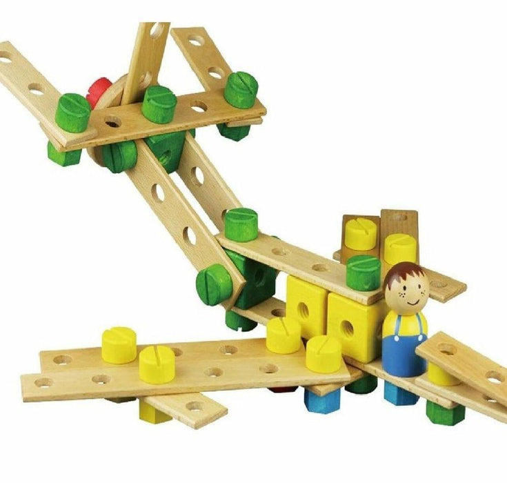 Wooden Building Activity Toy - Little and Giant Explorers Lelin