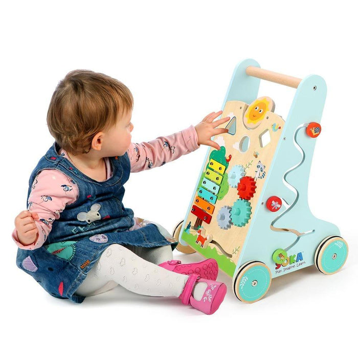 Wooden Forest Activity Walker - Little and Giant Explorers SOKA Play Imagine Learn