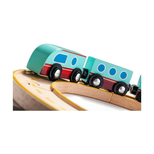 Wooden Pull-Along Train - Little and Giant Explorers Moltó