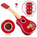 Wooden Red Guitar - Little and Giant Explorers SOKA Play Imagine Learn