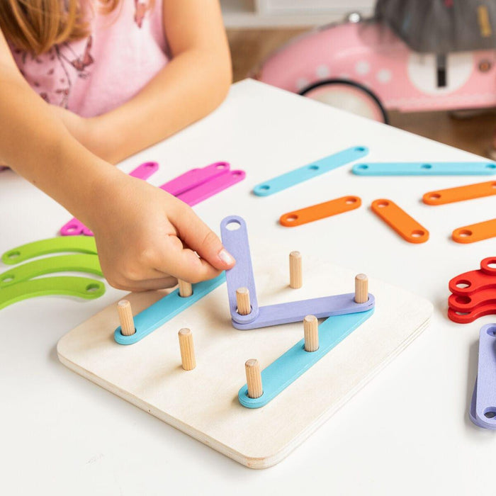 Wooden Set for Making Letters and Numbers - Little and Giant Explorers InnovaGoods