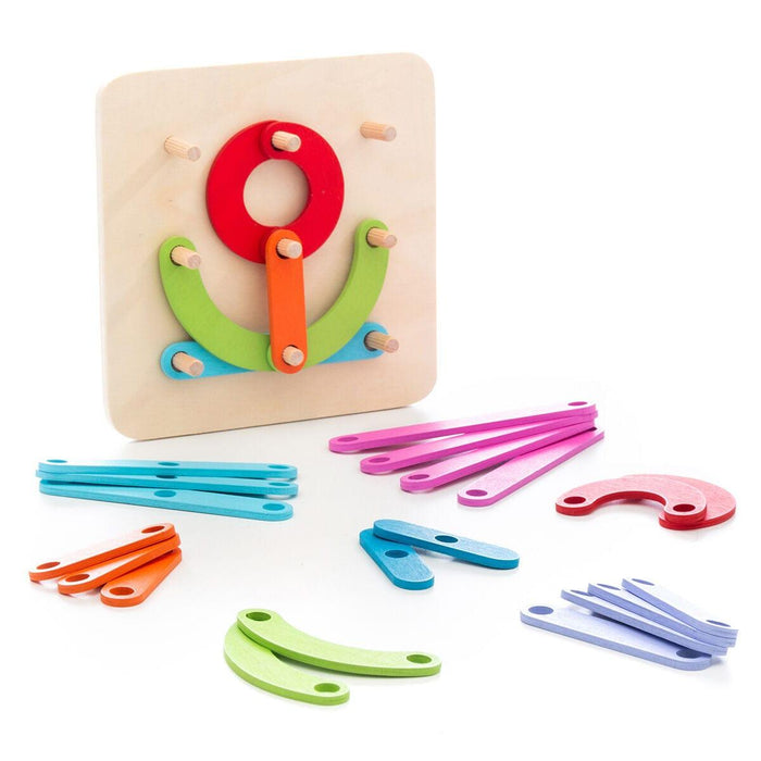 Wooden Set for Making Letters and Numbers - Little and Giant Explorers InnovaGoods