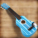 Wooden Striped Blue Pirate Guitar - Little and Giant Explorers SOKA Play Imagine Learn